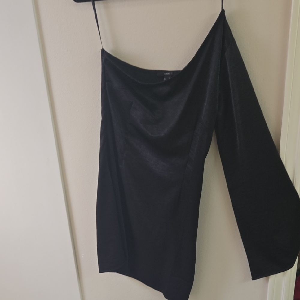 Forever 21 Asymmetrical Black Skirt